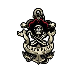Black Flag Cornhole logo