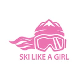 Ski Like A Girl logo