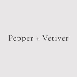 Pepper + Vetiver logo