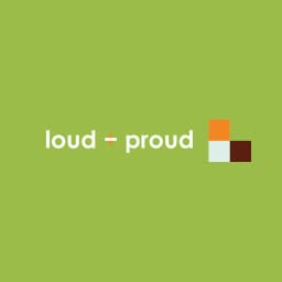 loud + proud logo
