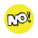No! Jeans logo