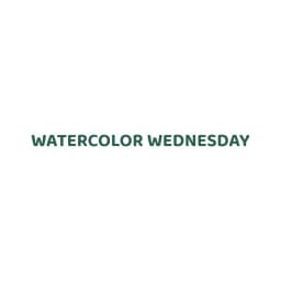 Watercolor Wednesday logo