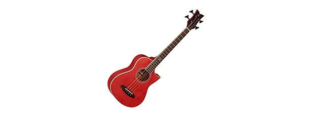 red acoustic guitar